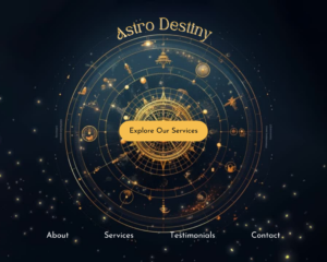 Astronomy website template