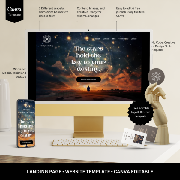 astrology website template